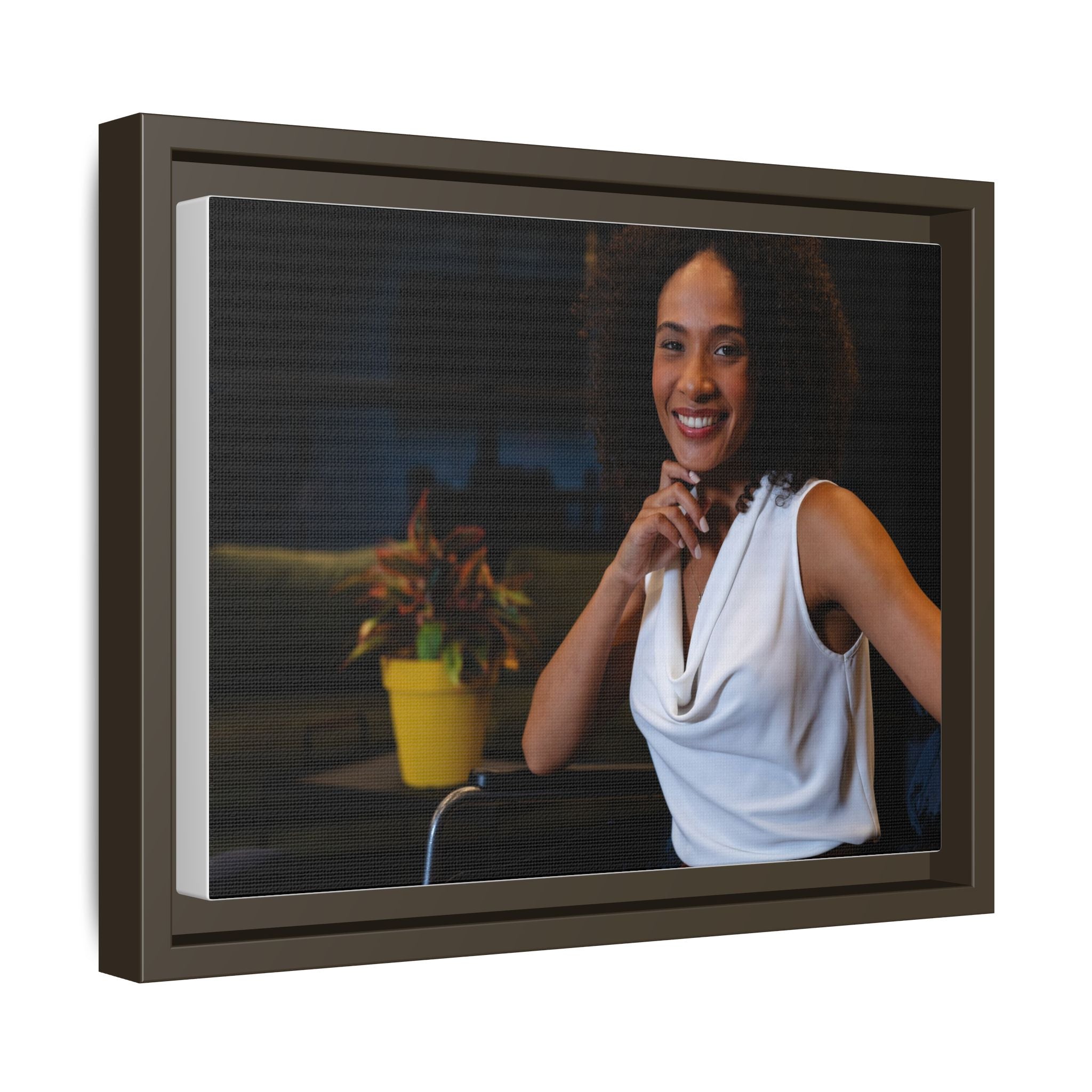 Framed Matte Canvas  — 12" x 9" Horizontal
