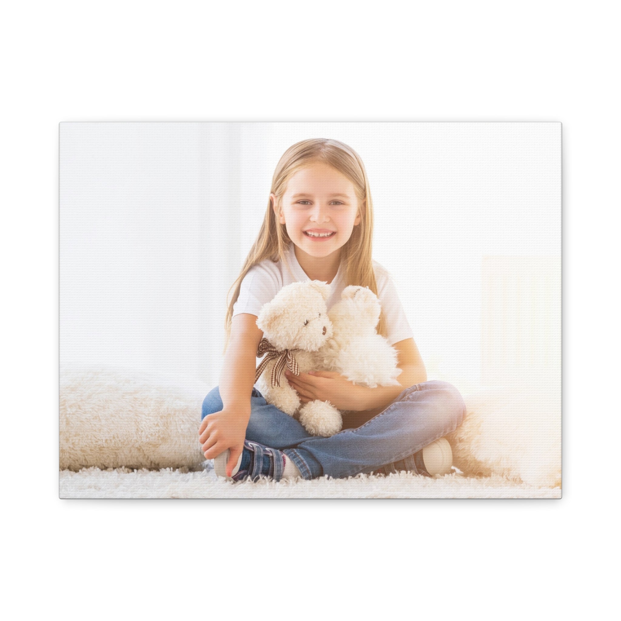 Matte Canvas Photo Print — Custom Portrait  16" X 12" Horizontal