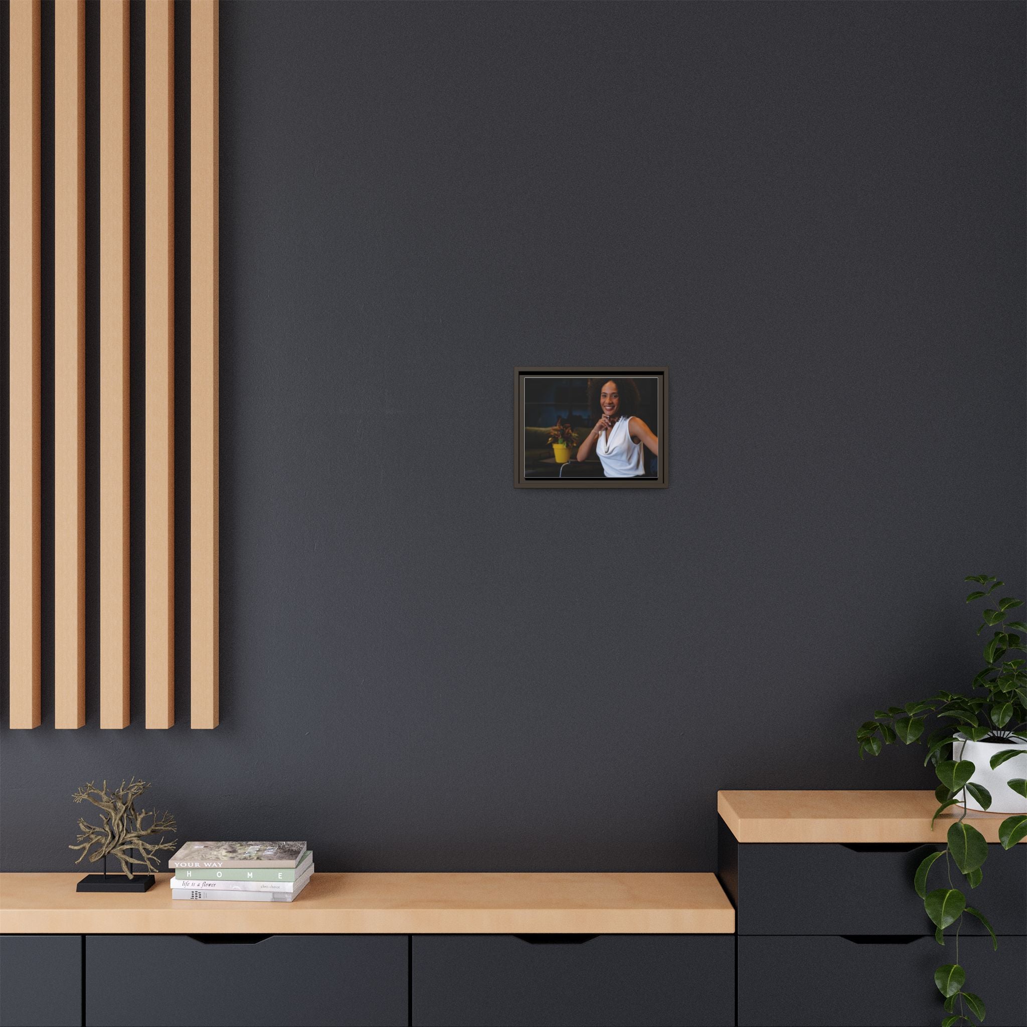 Framed Matte Canvas  — 12" x 9" Horizontal