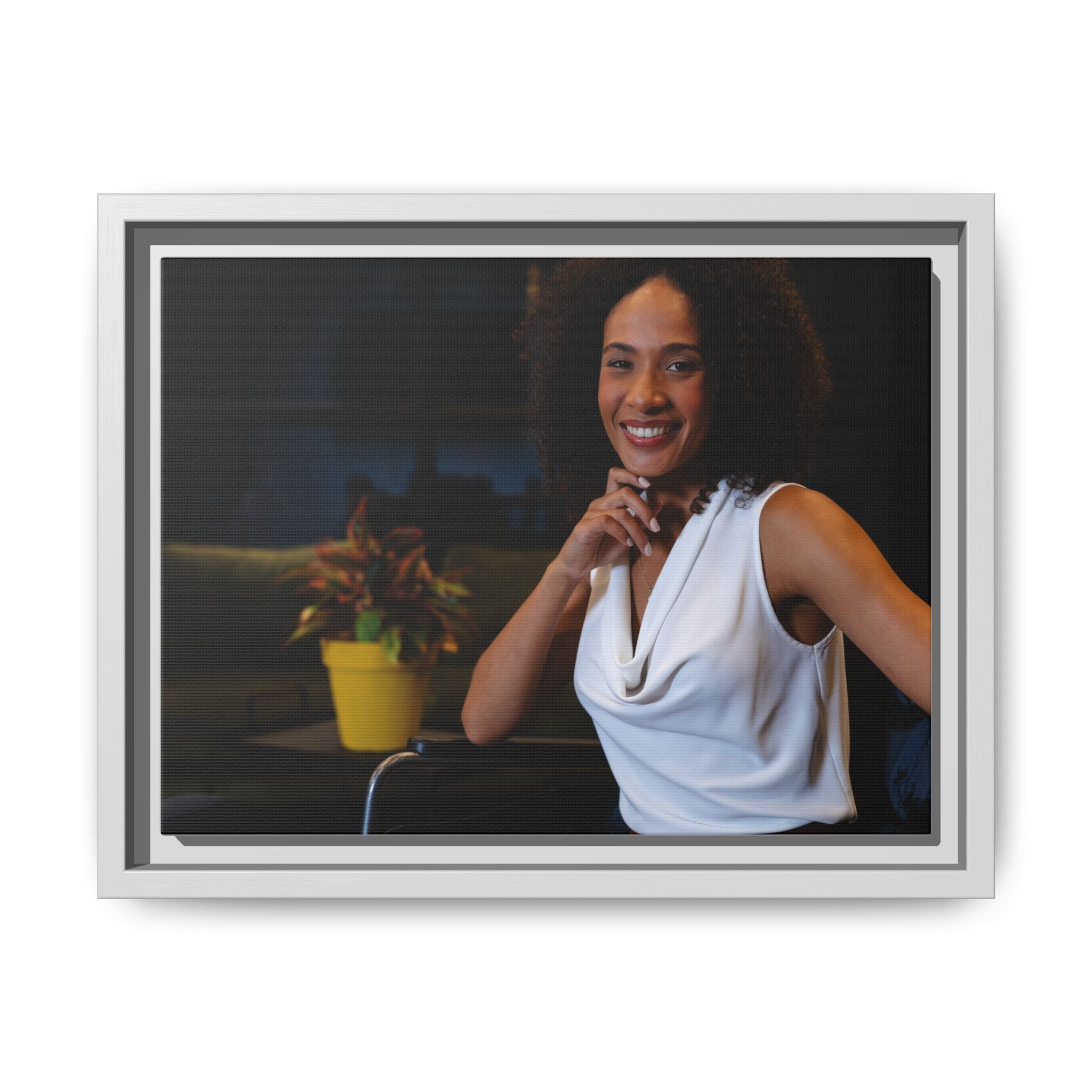 Framed Matte Canvas  — 12" x 9" Horizontal