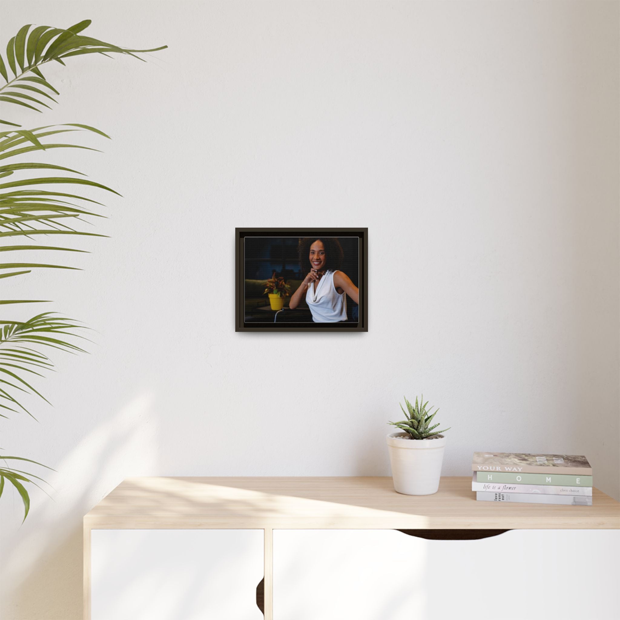 Framed Matte Canvas  — 12" x 9" Horizontal