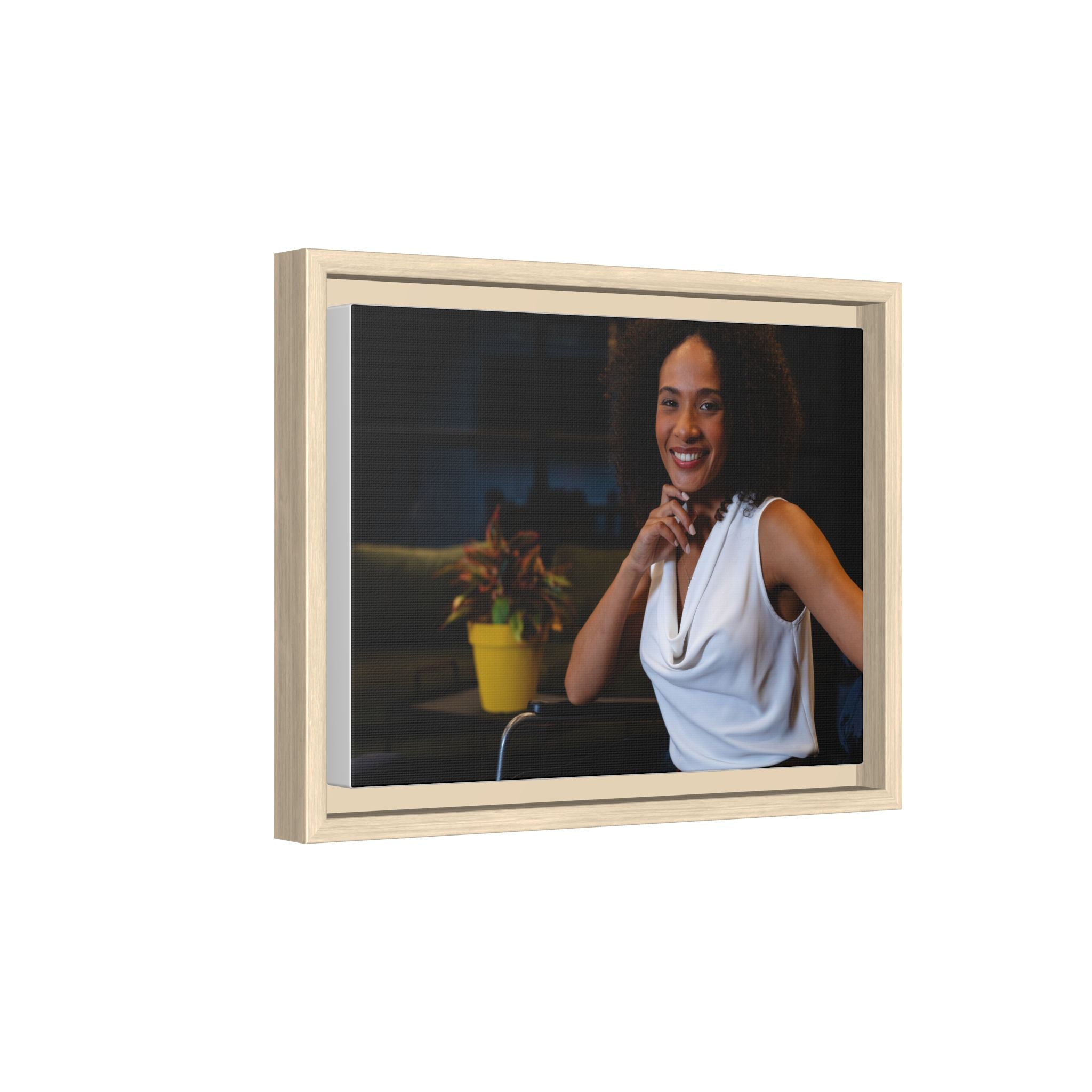 Framed Matte Canvas  — 12" x 9" Horizontal