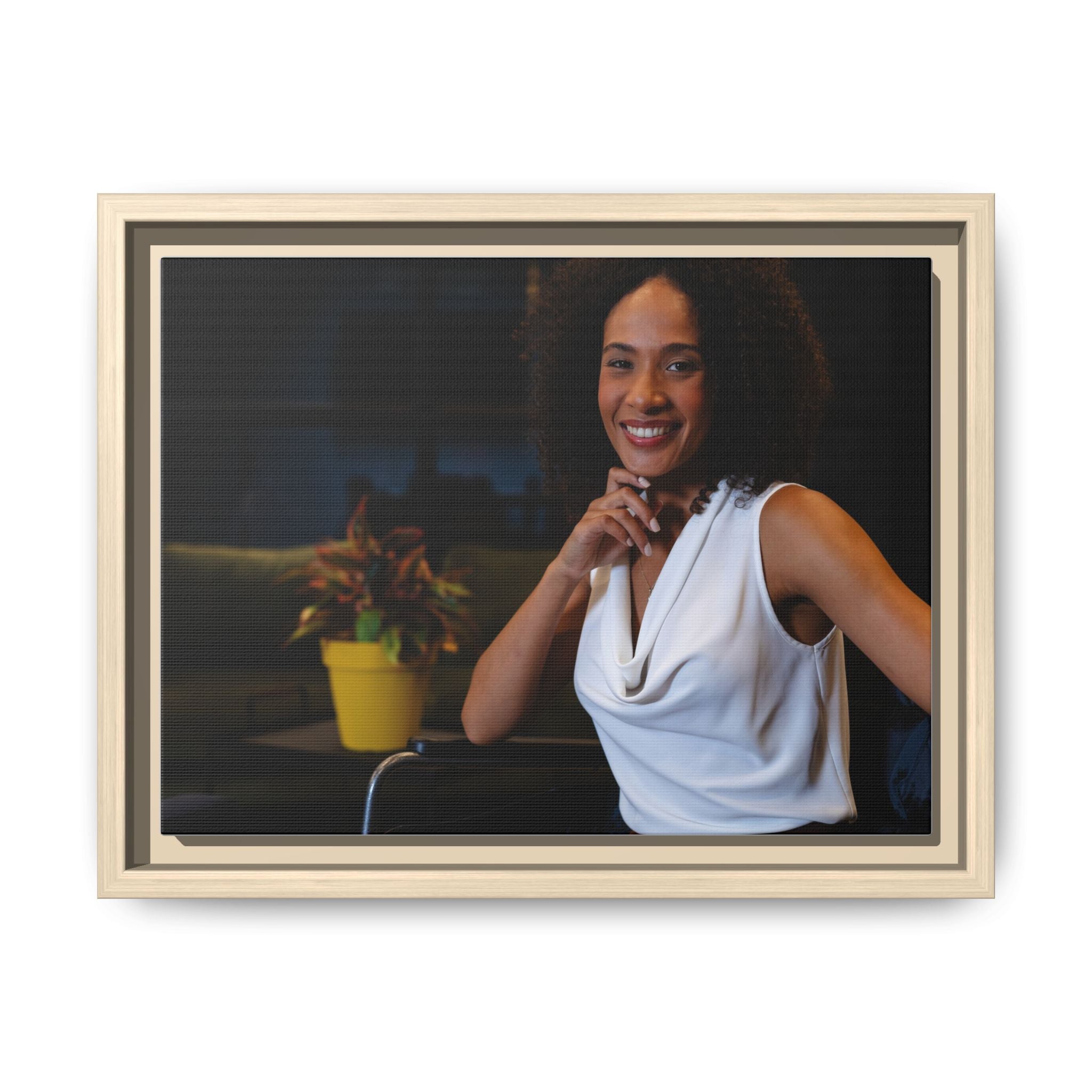 Framed Matte Canvas  — 12" x 9" Horizontal