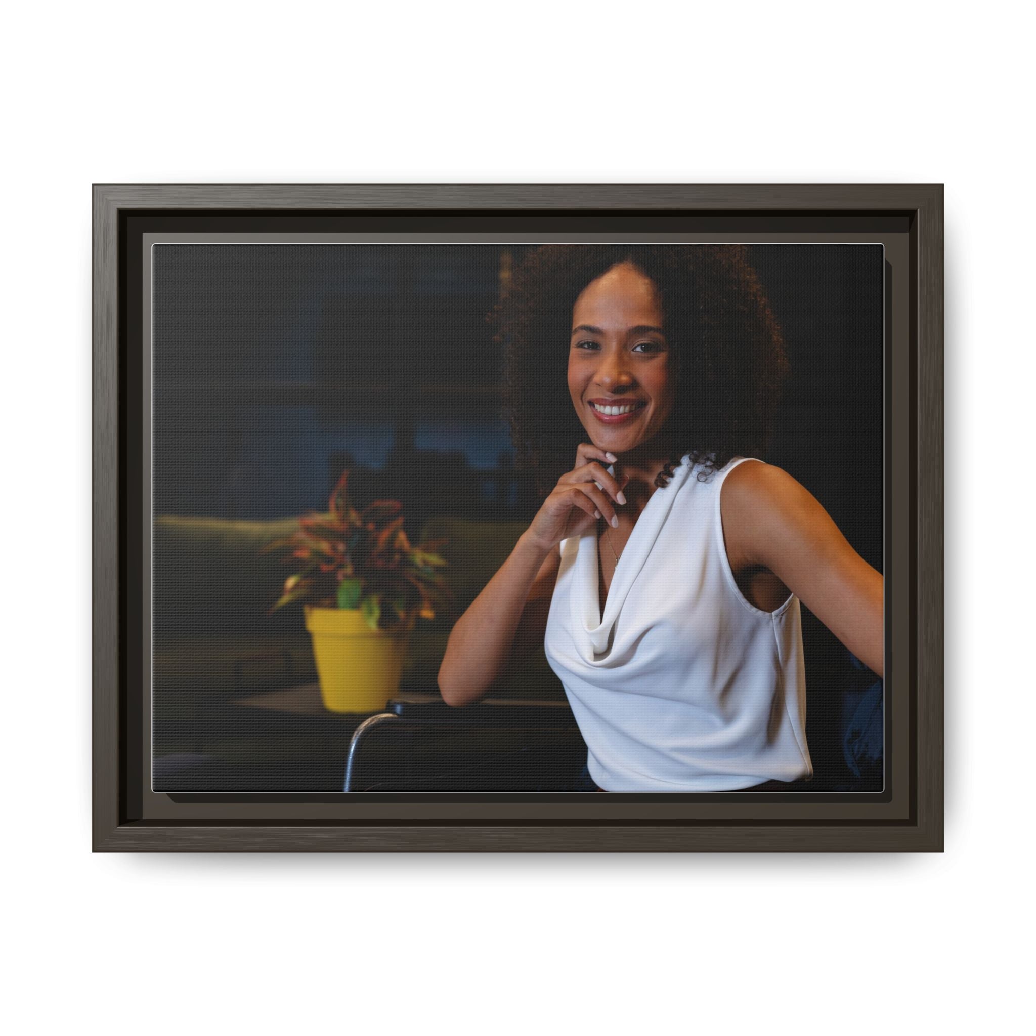 Framed Matte Canvas  — 12" x 9" Horizontal