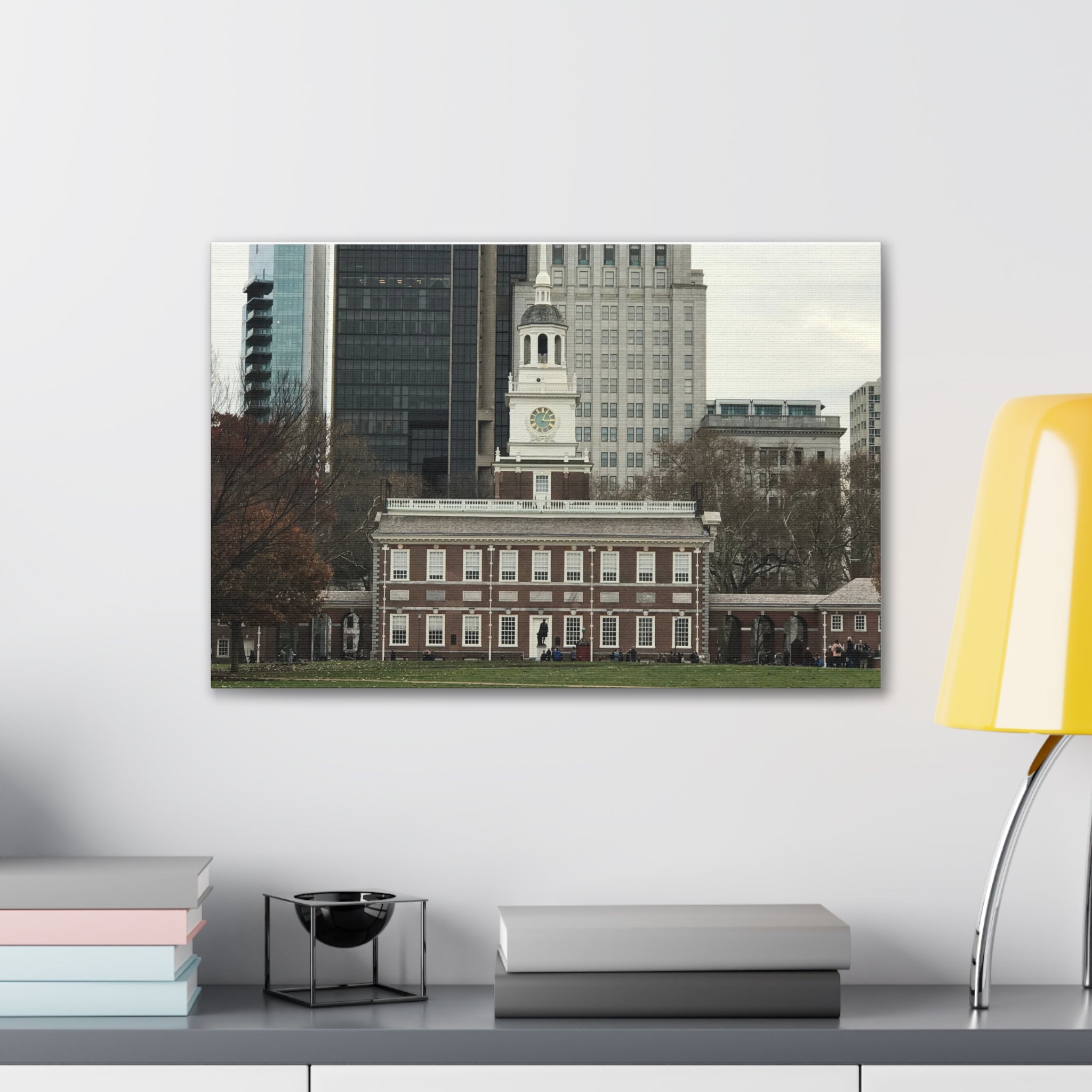 Independence Hall Photo Canvas Print — Historic Philadelphia (Stretched Canvas)