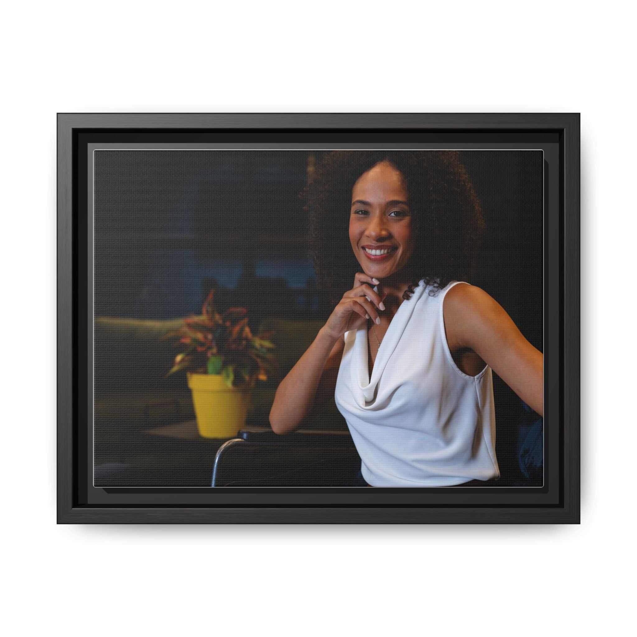 Framed Matte Canvas  — 12" x 9" Horizontal